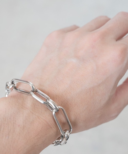 正式的 SENTI ブレスレット 3TYPES BIG CHAIN BRACELET 3タイプビッグ アクセサリー