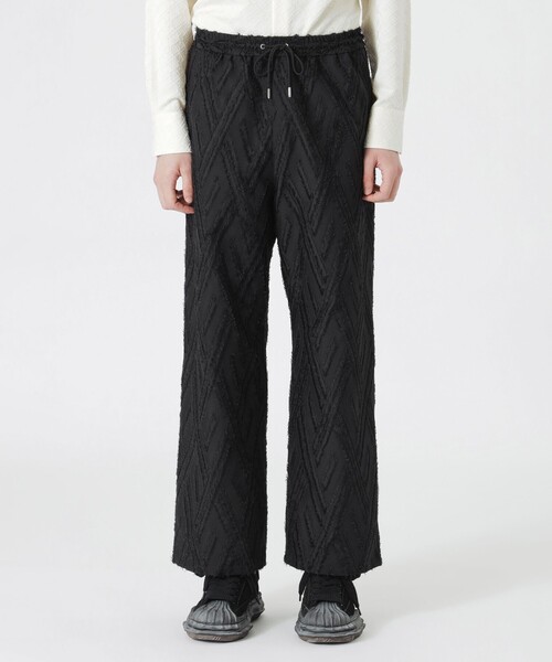 〈 LOVELESS 〉 Fringe jacquard pants LOVELESS 〉 Fringe jacquard pants
