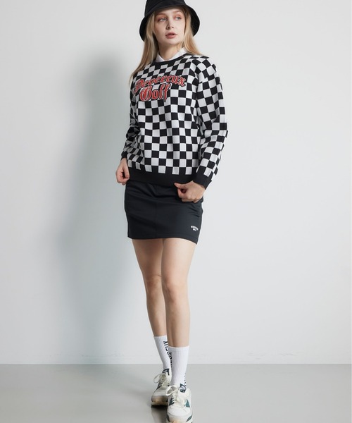 DEVEREUX GOLF ニット セーター Cafe Racerチェッカーニット