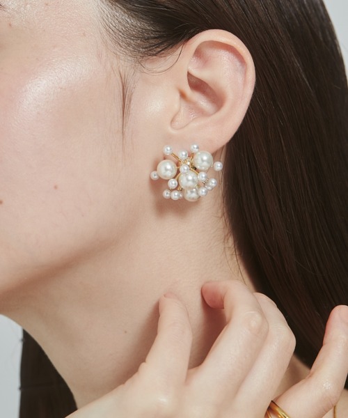 ciite' ピアス パールモチーフピアス (両耳用) レディース : ZOZOTOWN