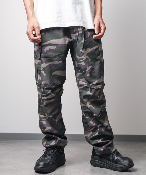 ARCHIVER カーゴパンツ カモフラデザイン カーゴパンツ メンズ