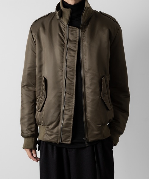 ATO（アトウ） ma1 ma-1 STAND COLLAR MA1 BLOUSON メンズ : ZOZOTOWN