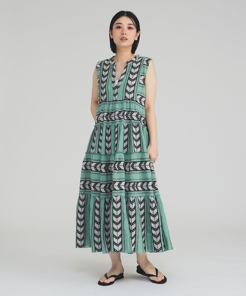 Demi-Luxe BEAMS 美品　結婚式　ノースリーブマキシワンピース Demi-Luxe BEAMS（デミルクス ビームス）の「Demi-Luxe BEAMS