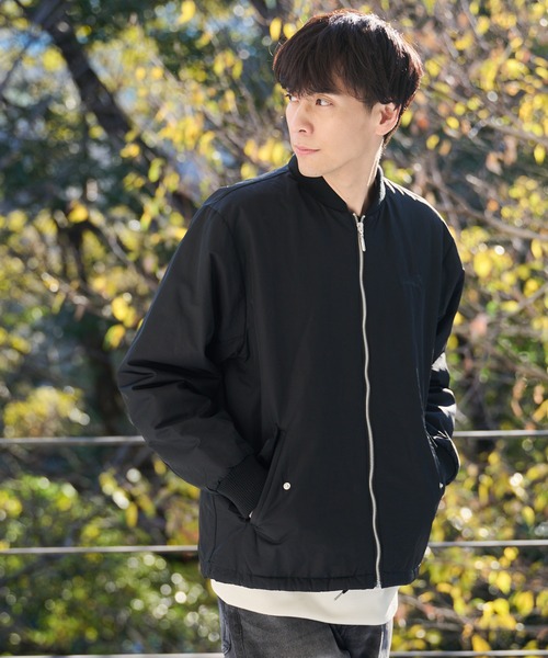 JUMPER Theads製　黒　パッカブル　アクションジャケット　S〜M相当 Arnold Palmer（アーノルドパーマー） ma1 ma-1 TEMPSOLUTION シェア