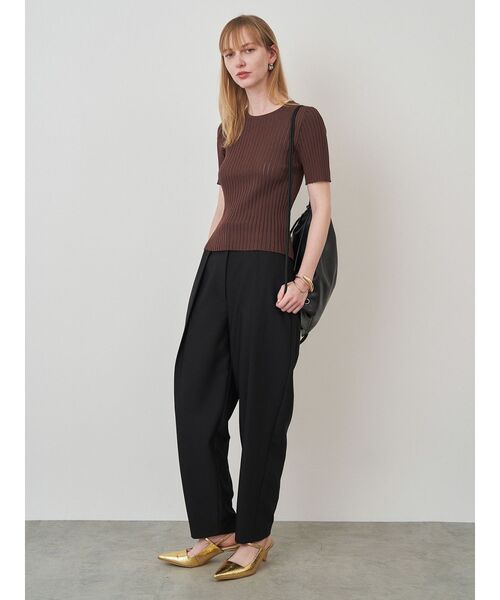 エレンディーク　パンツ　新品未使用 ELENDEEK パンツ チノバレルパンツ レディース : ZOZOTOWN Yahoo