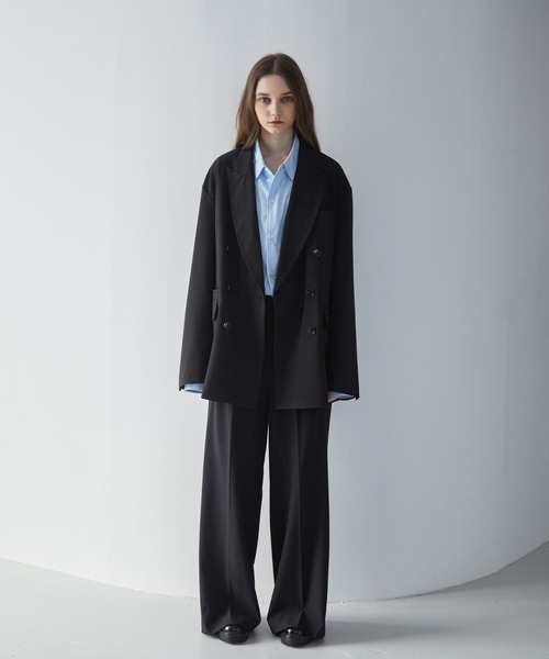 Semi Flare Slacks / セミフレアスラックス LUENNA】 Semi Flare Slacks /セミフレア スラックス