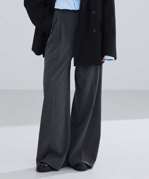 LUENNA スラックス Semi Flare Slacks /セミフレア スラックス