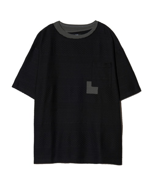 glamb（グラム） tシャツ Boat Neck Layered T-Shirt / ボートネック