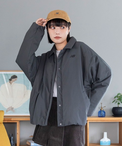 New Balance 中綿ジャケット グレー/ブラック mj13513-bk_1.jpg