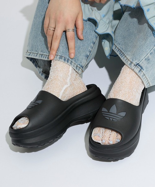 サンダル・ミュール [ADIDAS] ADIFOM STAN SLIDE : 2color adidas サンダル Adifom スタン / Stan Slides 厚底サンダル