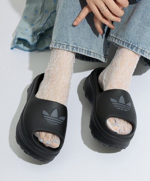 adidas サンダル Adifom スタン / Stan Slides 厚底サンダル