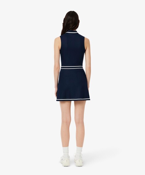 LACOSTE（ラコステ） ワンピース ウルトラドライ鹿の子地ポロドレス