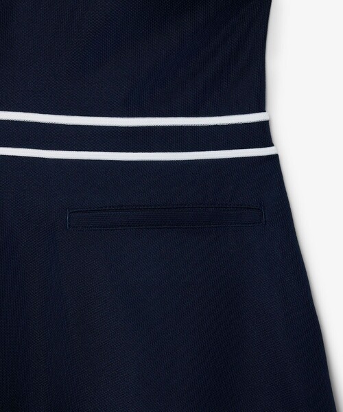 LACOSTE（ラコステ） ワンピース ウルトラドライ鹿の子地ポロドレス