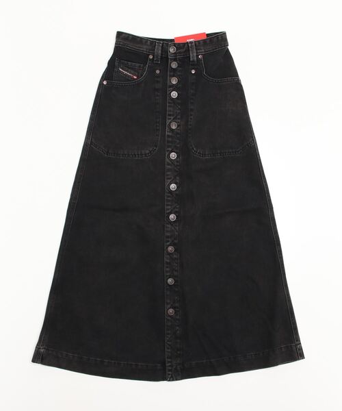 DIESEL♡デニムロングスカート DE-ALBUS-L A-LINE LONG SKIRT SS23 マキシ ロング スカート