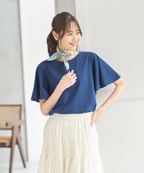 Honeys（ハニーズ） tシャツ 「ハニさら・接触冷感・UVカット