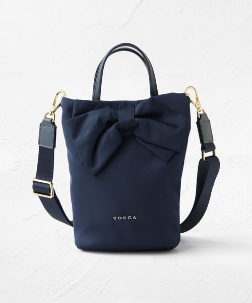 【未使用品】TOCCA　20AW TINY RIBBON　ナイロンリュック TOCCA（トッカ）の「TINY RIBBON BACKPACK リュック（バック