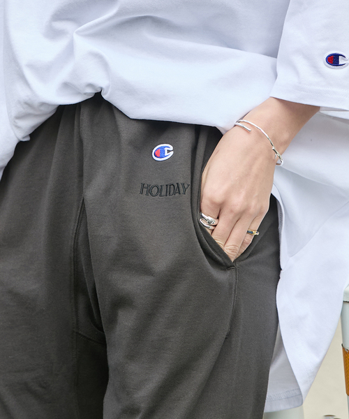 HOLIDAYフレアパンツ CHAMPION CHAMPION×JOURNAL STANDARD by HOLIDAY】フレアパンツ