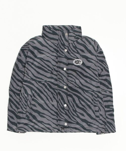 「ROXY」 ダウンジャケット L グリーン レディース_画像4