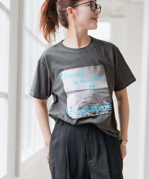 Spick and Span メイプルphoto Tee Spick＆Span tシャツ melple / メイプル photo Tee レディース