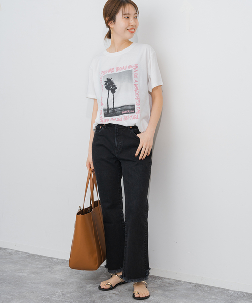 Spick＆Span tシャツ melple / メイプル photo Tee レディース