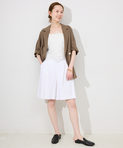 未使用　IENA　イエナ　キュロット　ハイウエスト　Aライン　ハーフ　パンツ ショートパンツ レディース キュロット ハーフ Aライン ハイ