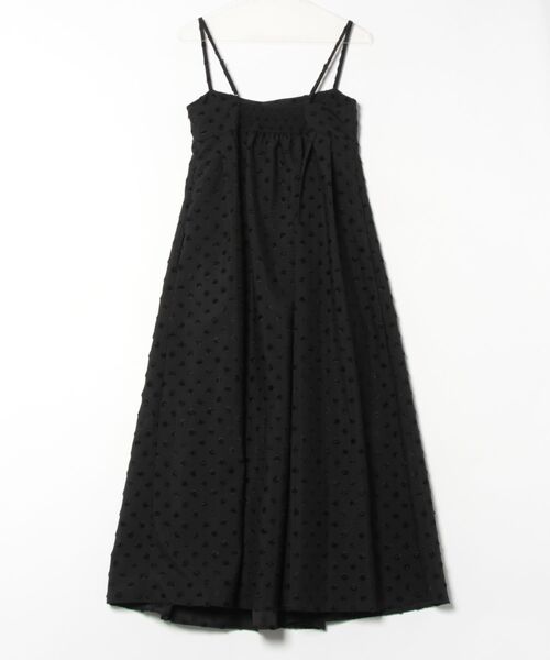 ドット柄 黒 キャミワンピース ツルバイマリコオイカワ 【公式通販】