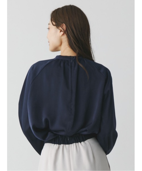 「TONAL」 長袖シャツ 38 ネイビー レディース TONAL 「TONAL」 長袖ブラウス 38 ネイビー レディース