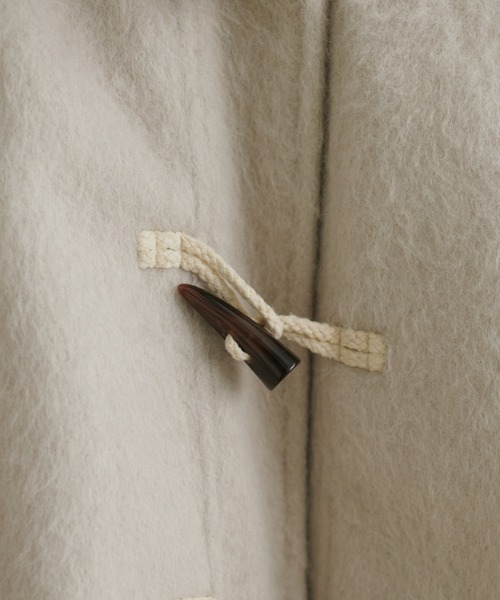 「natural couture」 ダッフルコート FREE グレイッシュベージュ レディース_画像3