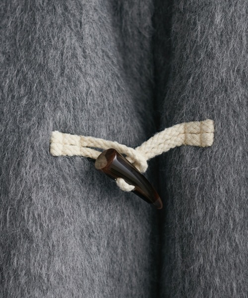 「natural couture」 ダッフルコート FREE グレイッシュベージュ レディース_画像4