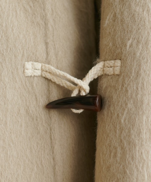 「natural couture」 ダッフルコート FREE グレイッシュベージュ レディース_画像5