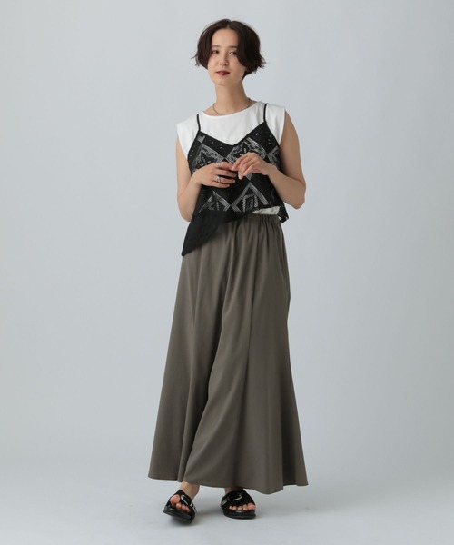 lepsim レースキャミブラウス ブラック 美品 楽天市場】【SALE／25%OFF】パッチワークレースキャミブラウス