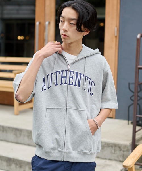 WEGO パーカー WEGO/「25年春夏新作」カレッジロゴジップ