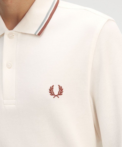 FRED PERRY 「FRED PERRY」 長袖ポロシャツ X-LARGE ブラック系