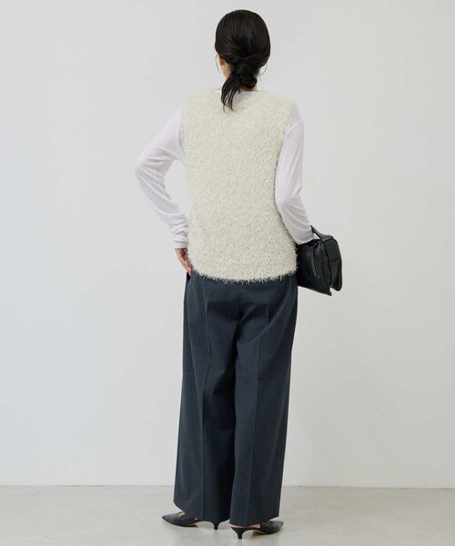 GALLARDAGALANTE ニット セーター シャギーニットベスト