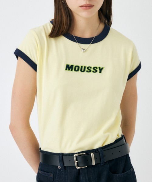 tシャツ 「WEB限定」マティスアートTシャツ レディース MOUSSY tシャツ 「ZOZO・一部店舗限定」MOUSSY RINGER TINY T