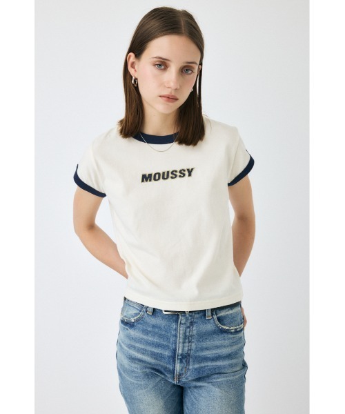 売れ筋商品|||フレーム Tシャツ レディース トップス THE RINGER BABY TEE - Basic T-shirt - namu Women's Number Graphic Baby Tee | Women's Clearance