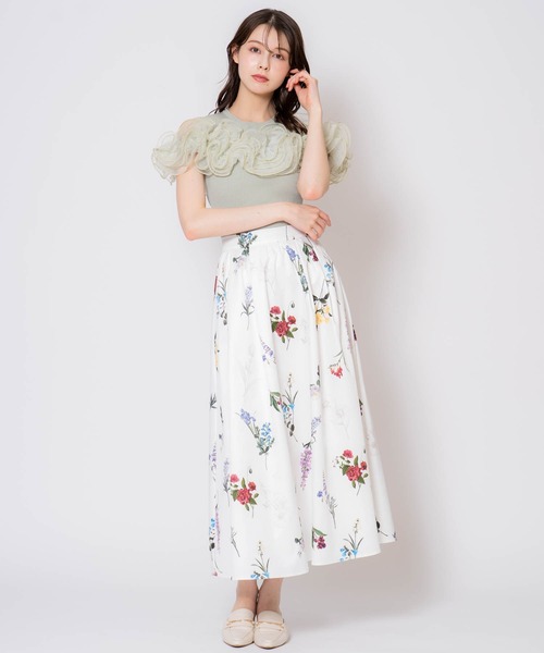 NOELA（ノエラ） ニット セーター モチーフフリルニット レディース