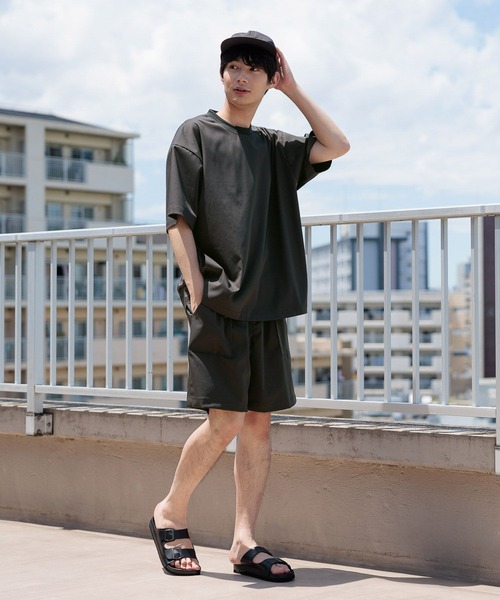「GLOBAL WORK」 半袖Tシャツ MEDIUM ダークブルー メンズ_画像5