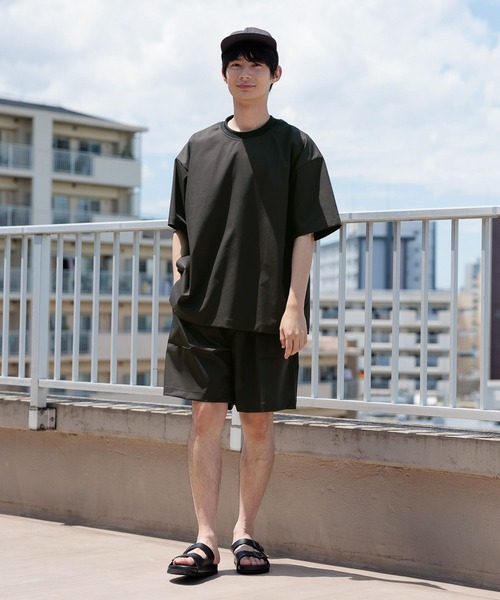 「GLOBAL WORK」 半袖Tシャツ MEDIUM ダークブルー メンズ_画像6