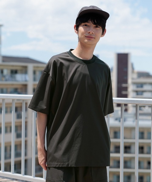 「GLOBAL WORK」 半袖Tシャツ MEDIUM ダークブルー メンズ_画像7