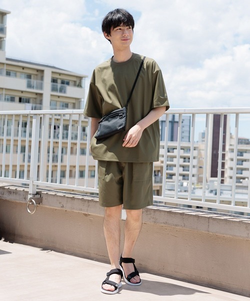 「GLOBAL WORK」 半袖Tシャツ MEDIUM ダークブルー メンズ_画像9