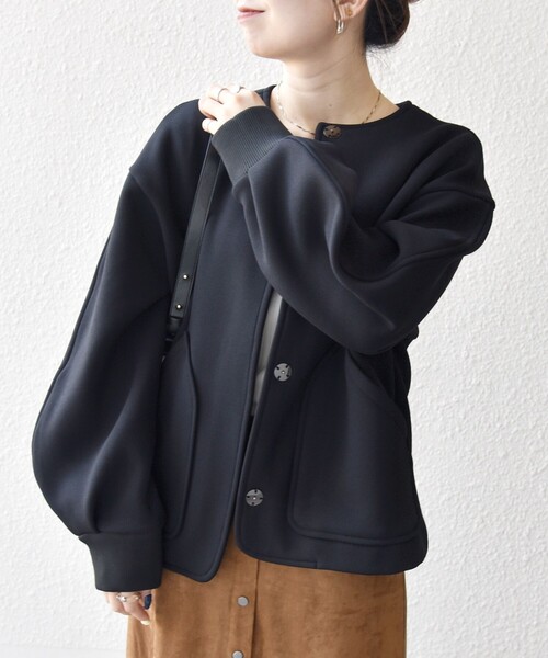 SHIPS any ブルゾン アウター any:「洗濯機可能」ダンボール ノー