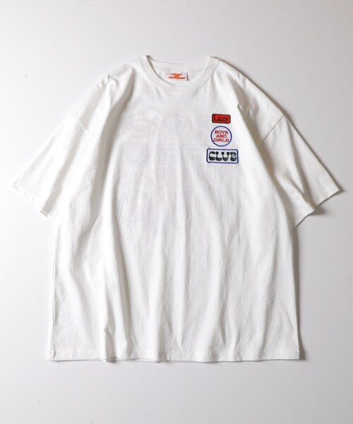「FREAK'S STORE」 半袖Tシャツ LARGE ホワイト メンズ
