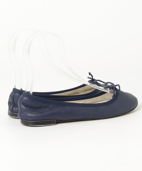 Repetto 青 バレエシューズ repetto 「Repetto」 リボンバレエシューズ - ネイビー