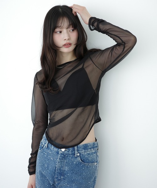 eimy istoire tシャツ シアートップス レディース : ZOZOTOWN