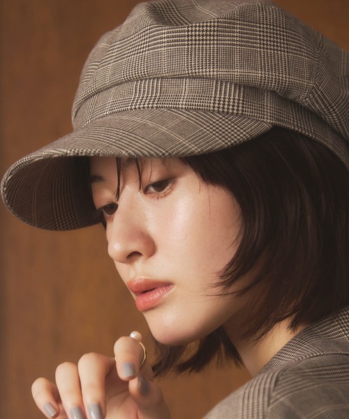 EIMY ISTOIRE（エイミーイストワール） 帽子 キャスケット グレン