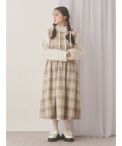 merry jenny（メリージェニー） ワンピース back ribbonワンピース