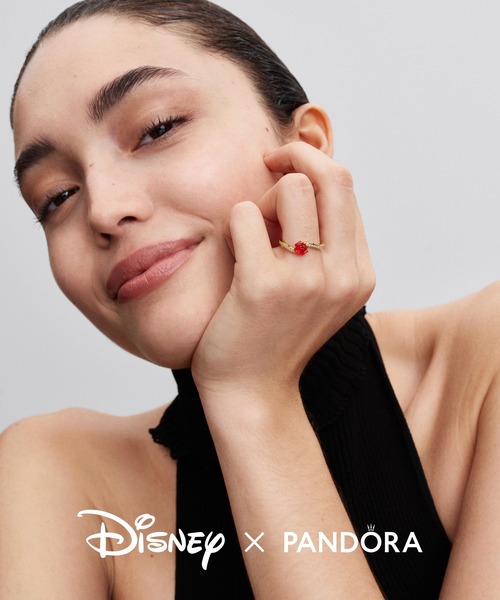 PANDORA（パンドラ） 指輪 リング ディズニー 美女と野獣 ローズ