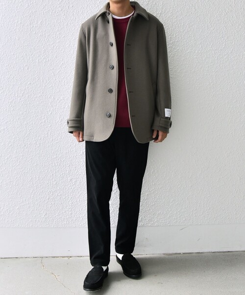 SHIPS any 「SHIPS any」 ピーコート MEDIUM ブラック メンズ