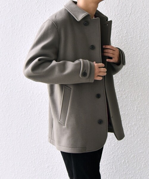 SHIPS any 「SHIPS any」 ピーコート MEDIUM ブラック メンズ